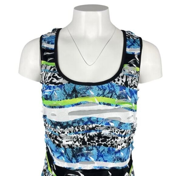 FRANK LYMAN Design Animal Print Dress Sz 10 - Picture 2 of 4